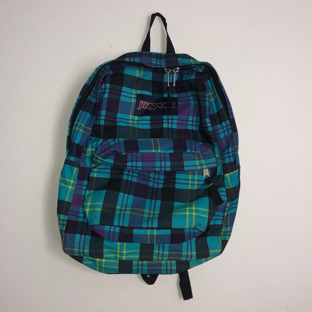 Jansport Plaid Backpack